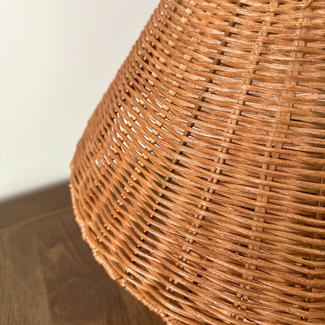 Truffle Büyük Doğal Rattan Abajur - Lo-Fi House