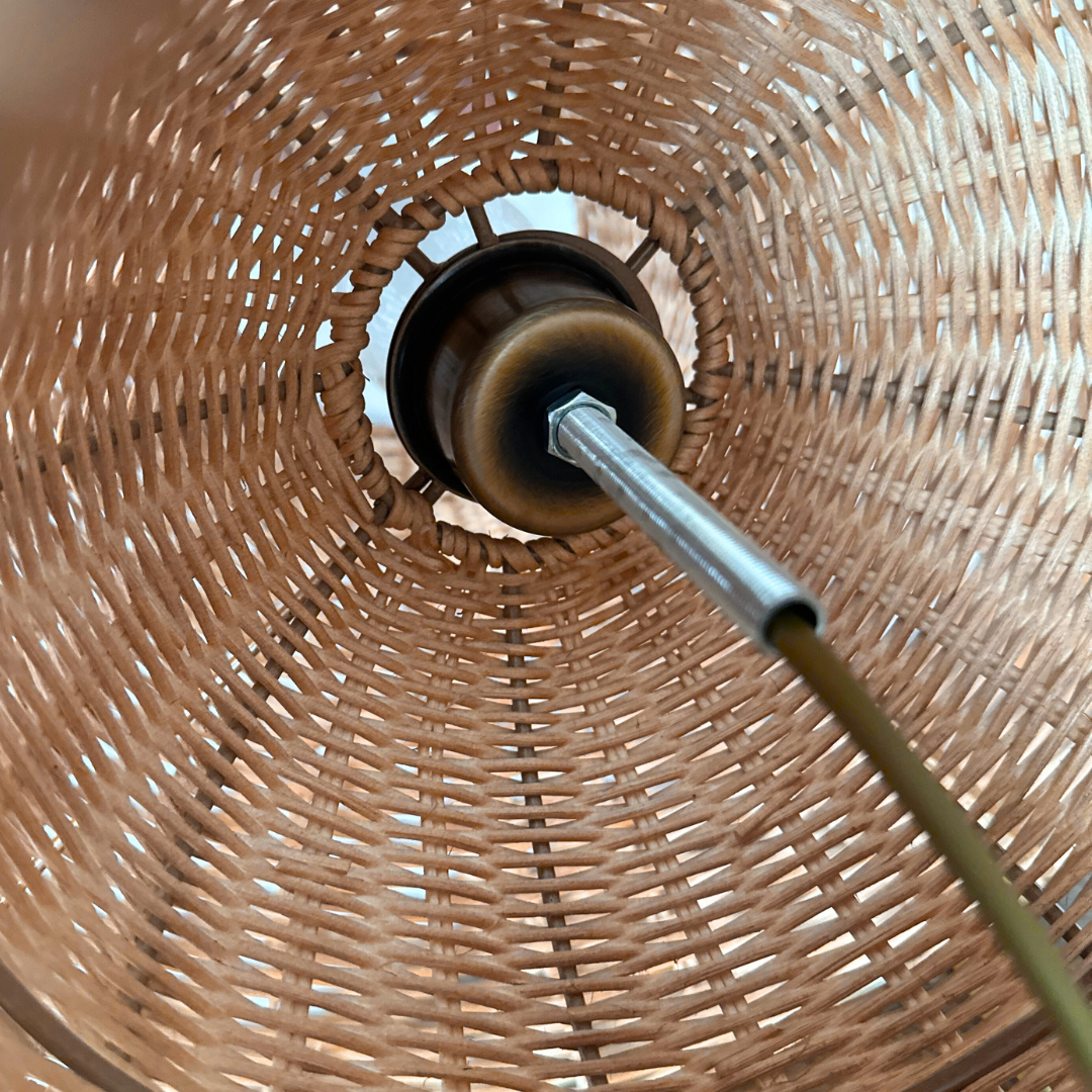 Truffle Büyük Doğal Rattan Abajur - Lo-Fi House