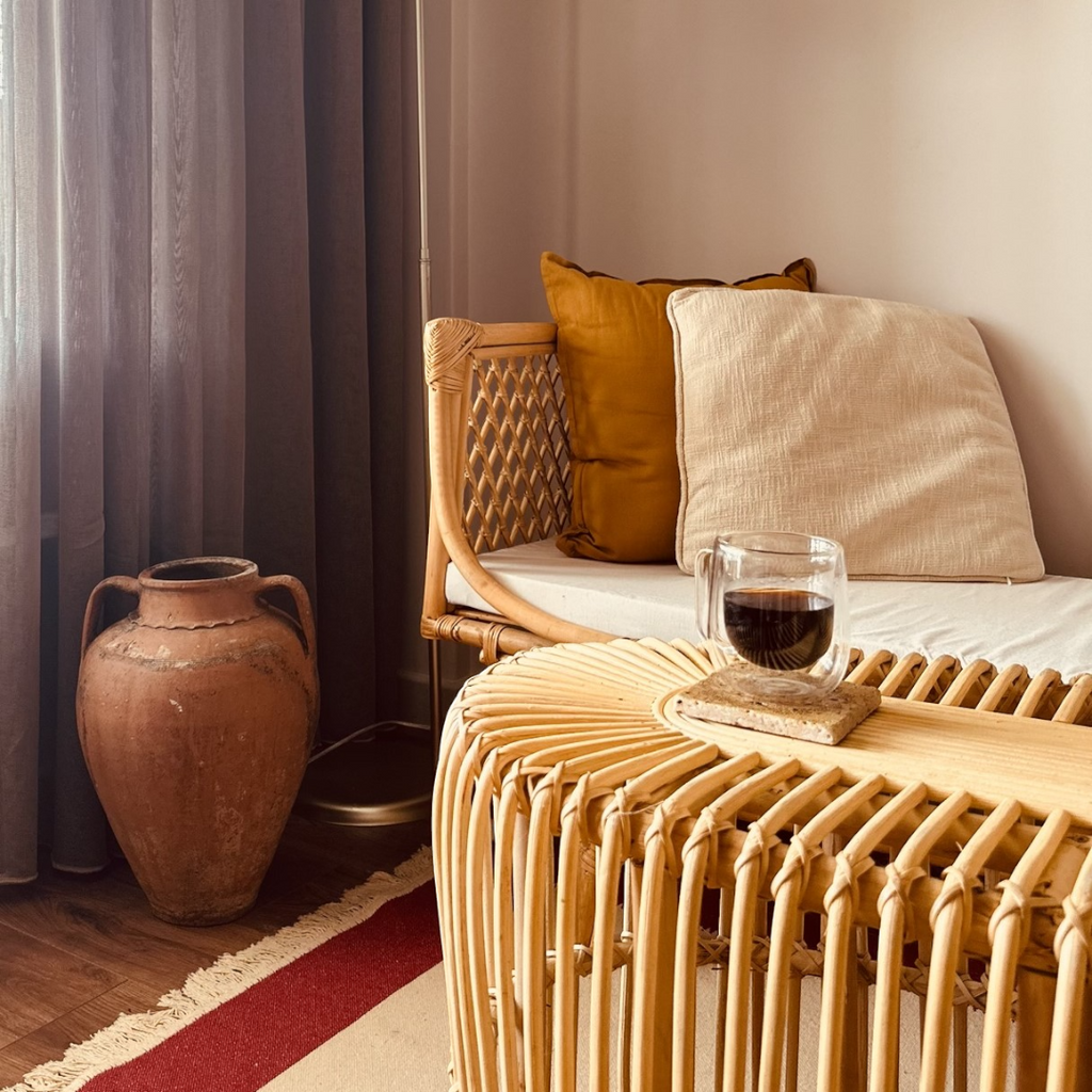 Java Doğal Rattan Orta Sehpa - Lo-Fi House