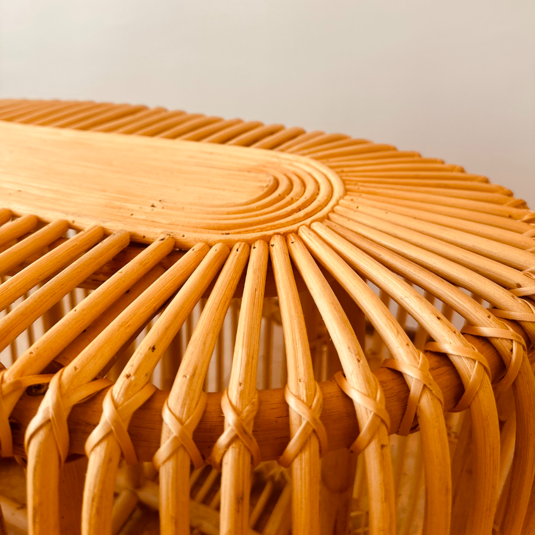 Java Doğal Rattan Orta Sehpa - Lo-Fi House