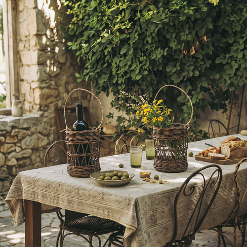 Apéro Doğal Rattan Sepet